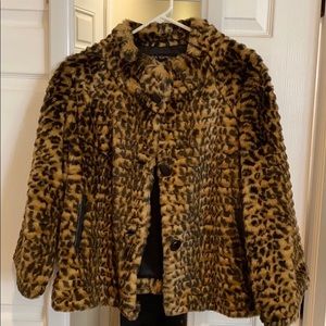 Via Spiga Cheetah print Coat